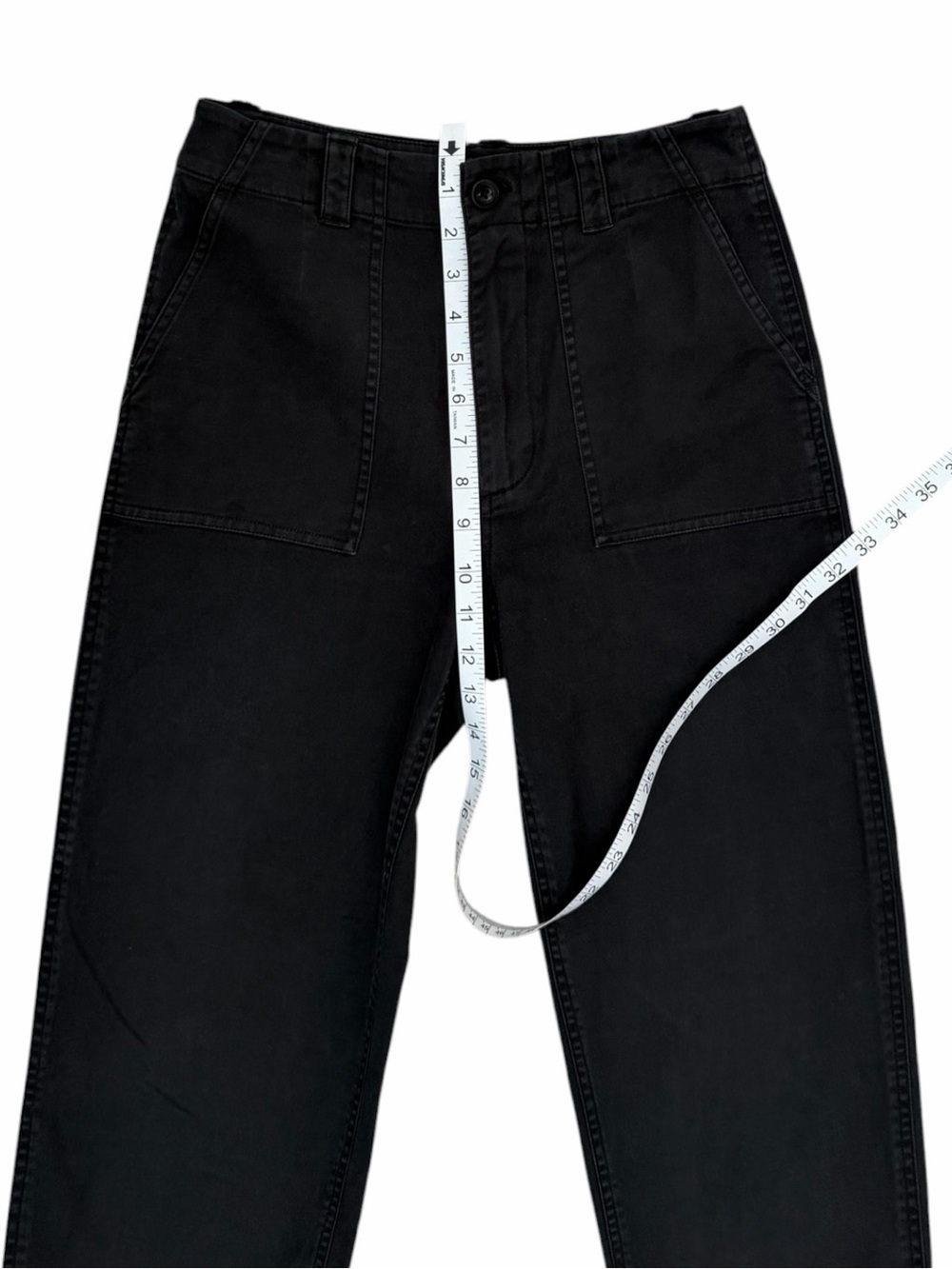 Jenni Kayne Black Ranger Trouser Pants Size 2 High Rise Cotton Blend $325 - Picture 10 of 12